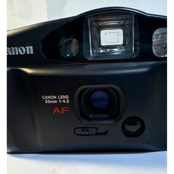 Canon Sure Shot Owl AF 35mm Film Camera With 1:4.5 Lens & Autofocus Untested - Picture 2 of 9
